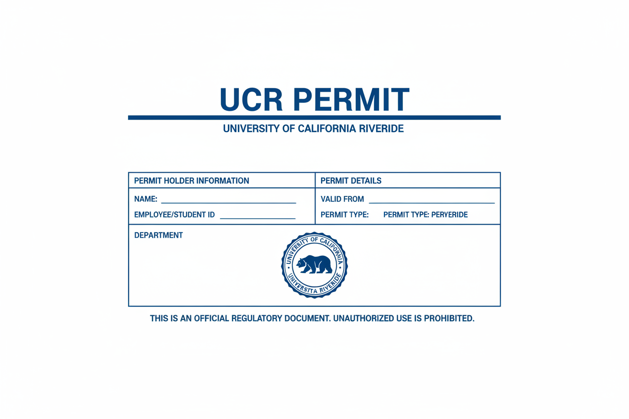 UCR PERMIT
